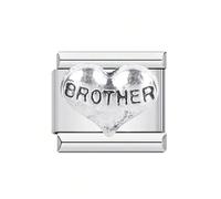 Iuhtrb Composants personnalisables en forme de lettre en forme de cœur en acier inoxydable de qualité supérieure, assemblage modulaire idéal pour les projets de bijoux, perles de charme