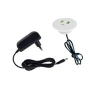 Iuhtrb Côtes Rounds USB avec 2 Ports Type C 12V Alimentation Électrique Prises Européennes Adaptateur De Portable Câble pour Le Bureau À Domicile Twof Two Et Type C EU Socket