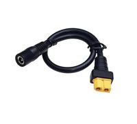Iuhtrb DC5525 Femelle À XT60 Câble Adaptateur Féminin 12AWG pour Panneau Solution d'alimentation Extérieure 30 Cm Connecteurs Batterie