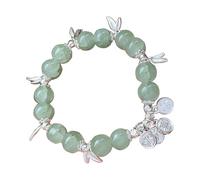 Iuhtrb Élégant bracelet en perles de style chinois fait à la main symbolisant la paix et le bonheur pour les femmes et les filles