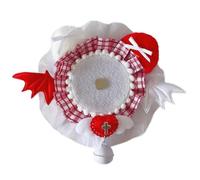Iuhtrb Élégant porte-badge en dentelle et tissu fait à la main pour femme