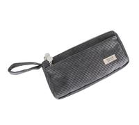 Iuhtrb Étui Crayon en Velours Côtelé Deux Grands Compartiments À Stylo Polyvale