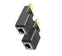 Iuhtrb Extension vidéo HDTV vers RJ45 prenant en charge une résolution 1080p pour des signaux de longue distance, stabilité jusqu'à 60 m de transmission vidéo HDTV Extender