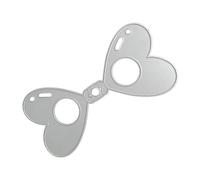 Iuhtrb La Coupe De Coeur Dies en Acier en Carbone Scrapbooking Modèles Coupés pour La Cartes De Scrapbooking Making Art Craft Baking Decoration Tool