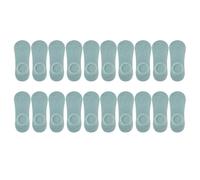 Iuhtrb Lot de 10 paires de chaussettes invisibles en coton coupe basse pour femmes et hommes décontractées décontractées athlétiques affaires cheville femmes hommes chaussettes invisibles, vert vif