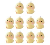 Iuhtrb Lot de 10 pendentifs en forme d'animal doux flocage pour porte-clés créatif et designs faits à la main, taille unique, Comme décrit, Comme décrit.