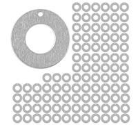 Iuhtrb Lot de 100 plaques d'identification faciles à attacher aux colliers pour chien et chat