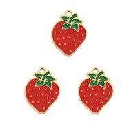 Iuhtrb Lot de 3 pendentifs élégants en forme de fruits pour femme en acier inoxydable, taille unique, Comme décrit, Comme décrit.