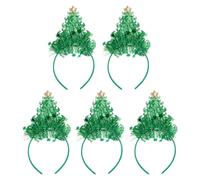 Iuhtrb Lot de 5 bandeaux lumineux de Noël pour réunions de famille Accessoires pour cheveux