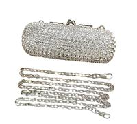 Iuhtrb Sac à bandoulière tendance en verre décontracté avec sangle de chaîne pour femmes élégantes assistant à des banquets ou galas Sac à bandoulière en chaîne, style 8, One Size