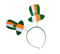 Iuhtrb Serre-tête à thème irlandais pour carnaval - Antidérapant - Chapeau trèfle - Pour fête de patricks