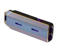 Iuhtrb Sifflet en alliage métallique à double tube pour extérieur haute fréquence portable Outil de camping à décibels haut décibels Équipement de survie en plein air