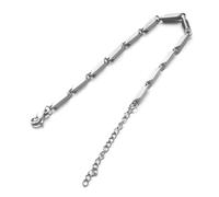 Iuhtrb Style hip-hop élégant pour femme, matériaux en acier robuste, design réglable pour une tenue polyvalente, bijoux hip-hop, 16CM long 5CM tail c, Comme décrit