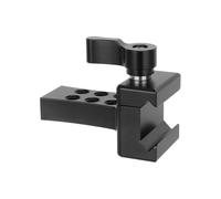 Iuhtrb Support d'extension en aluminium pour appareil photo avec trous de montage de 6,35 mm - 20 accessoires pour cage d'appareil photo - Poignée de serrage latérale