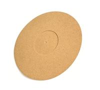 Iuhtrb Tapis en liège pour tourne-disques pour lecteurs de disques vinyles Tapis de lecteur de disques Tapis de feutrine Antistatique Tapis de vinyle Antistatique