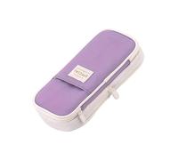 Iuhtrb Trousse à crayons de style coréen de grande capacité - Trousse simple pour fournitures scolaires et de bureau pour étudiants, violet