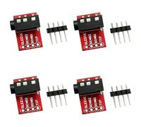 Iuhtrb TRRS 3 5 Mm Stéréo Plugs Module De Cassis Casques D'écoute Vidéo De Musique Musique Prenant en La Sortie Musicale Et L'entrée du Microphone Module Casque Trrs