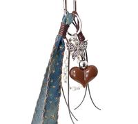 Iuhtrb Unisexe Charme Des Conceptions De Corde Tressé Bohème Avec Artiste Artiste Butterfly Heart Pendant