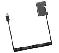 Iuhtrb Voyagez USB Type C FW50 Faux Câble Adaptateur De Convertisseur Cordon d'alimentation Batterie pour ZV-E10 A7M2 A7S2 A7RII A6000 A6300 Protections Multiples