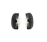 IUKMR Climatisation Évent pour Benz Classe E W211 E230 E260 E280 Bouton De Rouleau De Base De Ventilation De Climatiseur Avant Gauche Droit 2118300054 Grille D'aération(DarkGray-A and C)