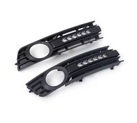 IUKMR Feux De Circulation Diurne Pour A4 B6 2001-2005 LED Antibrouillard Gril Pare-chocs Avant Center Calandre Inférieure Couverture Grilles Feux De Jour