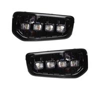 IUKMR Feux De Circulation Diurne Pour HAVAL Pour DARGO 2021 2022 Voiture LED Feux Diurnes DRL Avec Clignotant Jaune Conduite Couvercle De Phare Antibrouillard(White and Yellow)