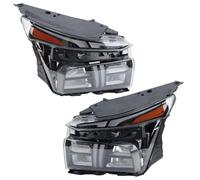 IUKMR Feux De Circulation Diurne Pour Hyundai Pour Santa Fe 2021 2023 PROJECTEUR LED Phare Ensemble Lumières Du Jour Clignotant Latéral Phares