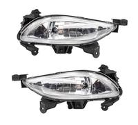 IUKMR Feux De Circulation Diurne Pour Hyundai Pour Sonata 8th 2011-2014 Clignotant 12V Voiture LED Feux Diurnes DRL Avec Antibrouillard(Fog Lamp White)