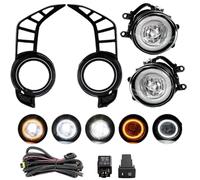 IUKMR Feux De Circulation Diurne Pour Toyota Pour 4 Runner 2014 2015 2016-2023 Voiture DRL Avec Antibrouillard LED Feux Diurnes(DRL Fog lamp B)