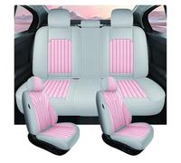 IUKMR Housses de sieges Housses Siège Voiture Universelles Accessoires D'intérieur Automobile pour Fiat pour Grande pour Punto pour Argo pour Toro pour Freemont(Pink)