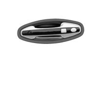 IUKMR Pour Haval Pour Jolion 2021 2022 2023 2024 2025 Autocollant Protection Poignée Cuvette Porte Acier Inoxydable Résistant L'usure Voiture Poignées Porte Extérieure(Titanium Black)
