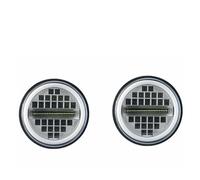 IUKMR Pour Suzuki Pour Samurai Pour Jimmy Pour Bandit 600 Phares Angel Eye À LED De 7 Pouces Feux De Jour Et Feux De Route Projecteur Principal Auto(D black 60w)