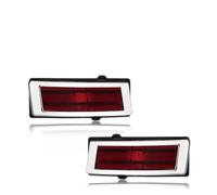 IUKMRT Feux Avants Auto pour Chevy pour Chevelle 1970-1972 Réflecteurs Arrière Feu De Position Latéral Quart Feu Position Clignotant sans Ampoule/Prise Phare Principal(Red Lens)