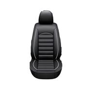 IUKMRT Housse Siege Voiture pour Chevrolet pour Cruze pour Blazer pour Captiva pour Camaro pour Aveo pour Malibu pour Equinox Housse Siège Auto Universelle(F Black White 5 Seat)