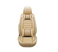 IUKMRT Housse Siege Voiture pour Chevrolet pour Cruze pour Blazer pour Captiva pour Camaro pour Aveo pour Malibu pour Equinox Housse Siège Auto Universelle(G Beige 5 Seat)