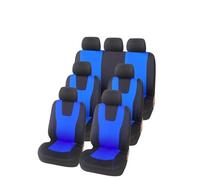 IUKMRT Housse Siege Voiture pour Rio K2 Voitures 1/2/5/7 Places Housse Siège Compatible avec Les Airbags Accessoires Intérieurs Universels(7 Seats-Blue)