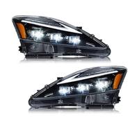 IUKMRT Projecteur Principal auto Pour Lexus IS250 2006 2007 2008 2009 2010 2011 2012 2013 IS350 ensemble phares DRL Signal phare LED feux avant voiture Voiture Phares(B,Conduite à gauche)