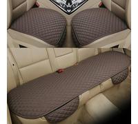 IUKTHHJOR Coussin de Siège de Voiture en Lin pour Hyundai Tucson 2015-2024, Protections Avant ArrièRe Housse Sieges Respirant Confortable Accessoires Interieur,F/Coffee