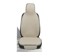 IUKTHHJOR Coussin de Siège de Voiture en Lin pour Mercedes Benz A Class 1997-2026, Protections Avant ArrièRe Housse Sieges Respirant Confortable Accessoires Interieur,C/Beige-Fixed headrest