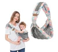 IULONEE Porte-Bébé Enveloppant Réglable Portable Echarpe De Portage Bebe Porte Bebe Naissance Porte-Bébé Réglable Écharpe De Portage Réglable Et Multifonctionnelle Pour Bebe De 3 à 36 Mois (Bleu)