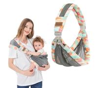IULONEE Porte-Bébé Enveloppant Réglable Portable Echarpe De Portage Bebe Porte Bebe Naissance Porte-Bébé Réglable Écharpe De Portage Réglable Et Multifonctionnelle Pour Bebe De 3 à 36 Mois (Colorée)
