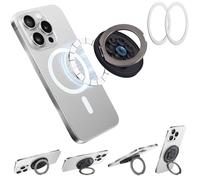 iulrtba Support de Téléphone À Ventouse Magnétique Compatible avec Magsafe,Support de Téléphone À Ventouse Magnétique en Silicone Compatible Avec iphone16 Series/Android Phone Case Pour Tiktok|Selfies