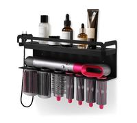 iulrtba Support Seche Cheveux Lisseur pour Dyson Airwrap Accessoires | Porte Seche Cheveux et Lisseur, Support Lisseur Rangement pour Styler Accessories (Noir)