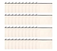 Iunipusy Lot de 40 trousses en tissu à peindre - Avec fermeture éclair - Pour articles de papeterie et petits objets - 21 x 12 cm