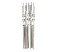 Iunipusy Lot de 5 pièces de montre en acier avec tige couronne, convient pour les montres NH35, NH36, NH38, NH39, argenté