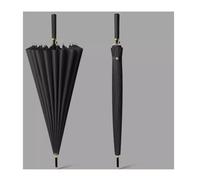 IUokLU Parapluie de Voyage 24 Baleines Automatique pour Homme Grand Parapluie Droit renforcé résistant au Vent Parapluie à 16 Baleines à Long Manche pour Femme，Un