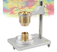 IUokLU Testeur de débit de poudre métallique réglable avec débitmètre à effet Hall et kit de densimètre en vrac, comprend chronomètre, brosse, entonnoir pour test de fluidité, acier inoxydable (laiton