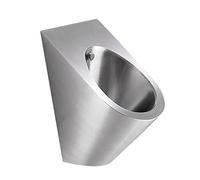 IUokLU Urinoirs Muraux À Capteur Intégré en Acier Inoxydable 304, avec Tuyau D'Évacuation, pour Hommes, Idéaux pour La Rénovation De Maisons, Hôtels, Clubs Et Toilette(Paquet D)