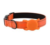 IUOUTG Collier pour Chien Réglable avec Support D'étiquette d'air Collier pour Animaux De Réfléchissant Étanche avec Boucle Métallique