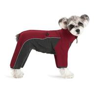 IUOUTG Combinaison d'hiver Onesie de Chien Chaud, Pyjamas pour Animaux de Compagnie en Pullover Doux avec Cordon réglable et Manches Longues, Jammies de Manteau de Chien Confortables